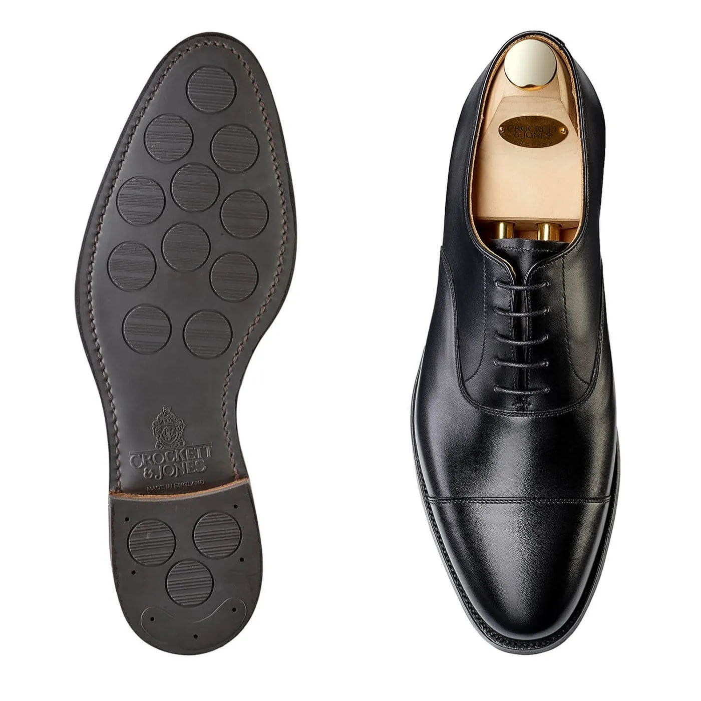 Connaught 2 Black Calf,Men Oxfords