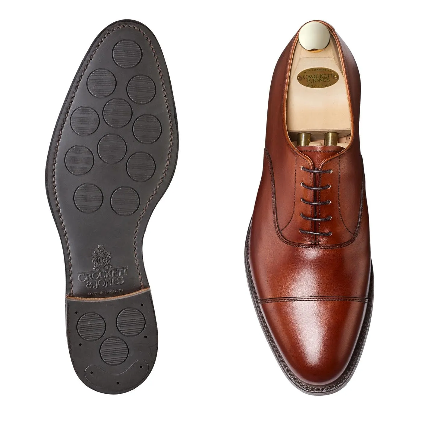 Connaught 2 Chestnut Burnished Calf,Men Oxfords