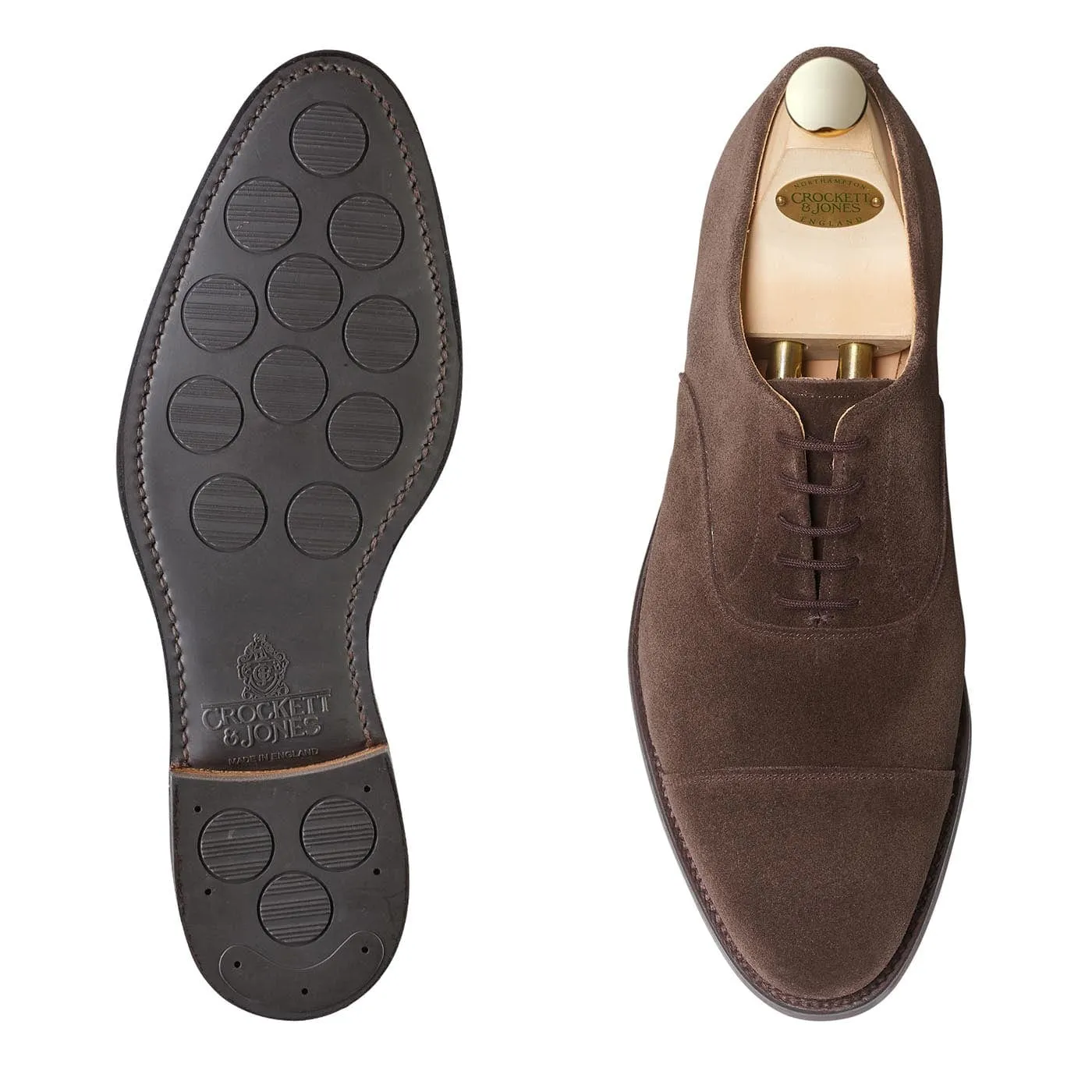 Connaught 2 Dark Oak Suede,Men Oxfords