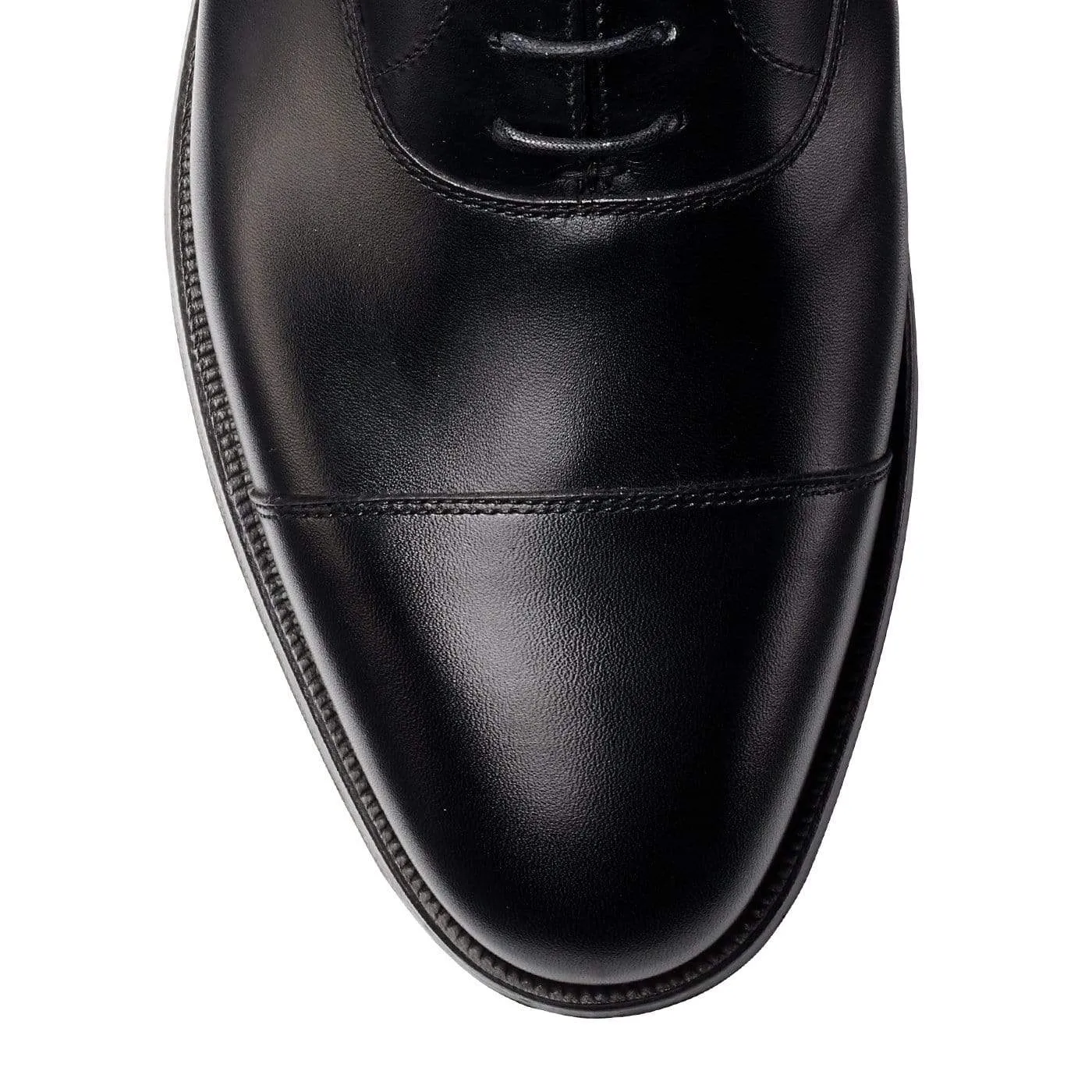 Connaught Black Calf (F Fitting),Men Oxfords