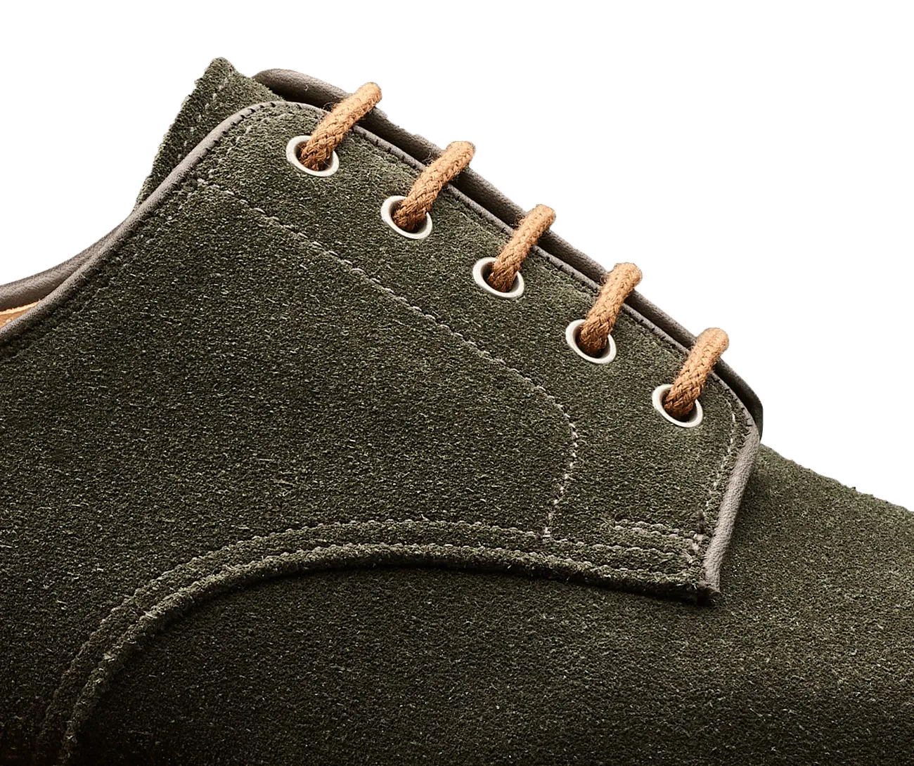 Cornell Earth Green Suede,Men Derbys