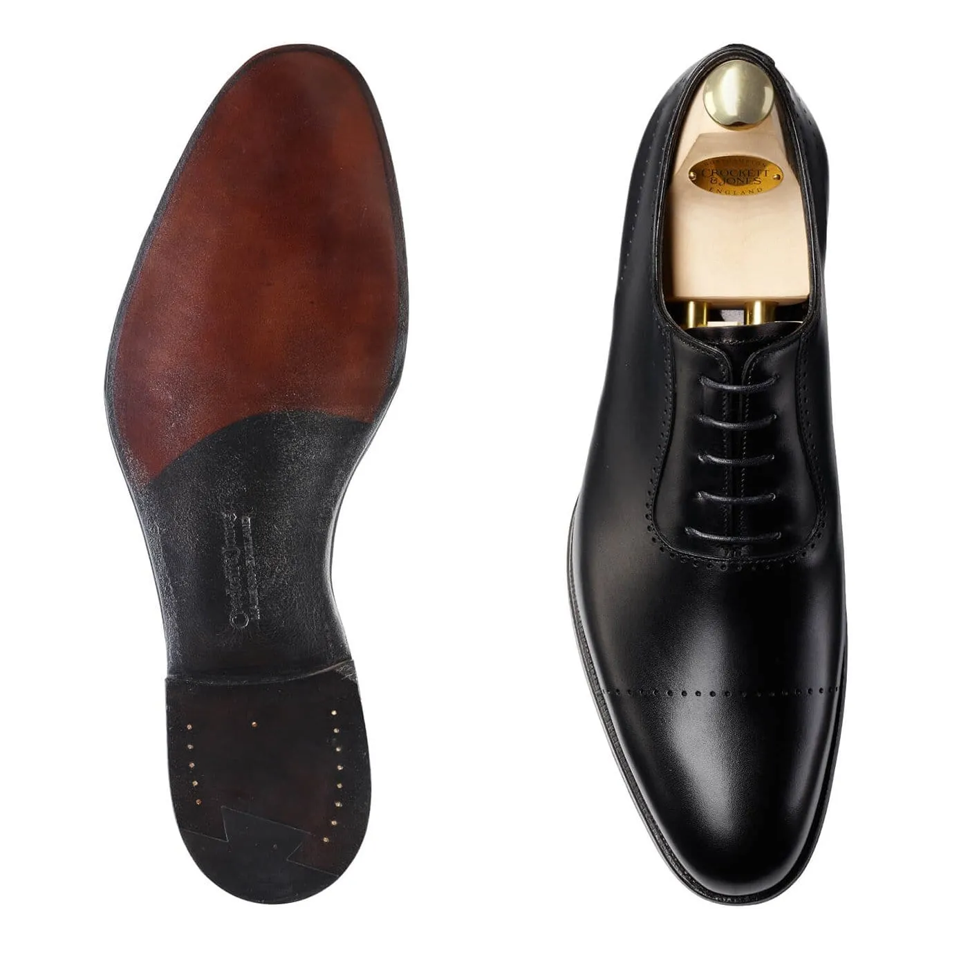 Courtenay Black Calf,Men Oxfords