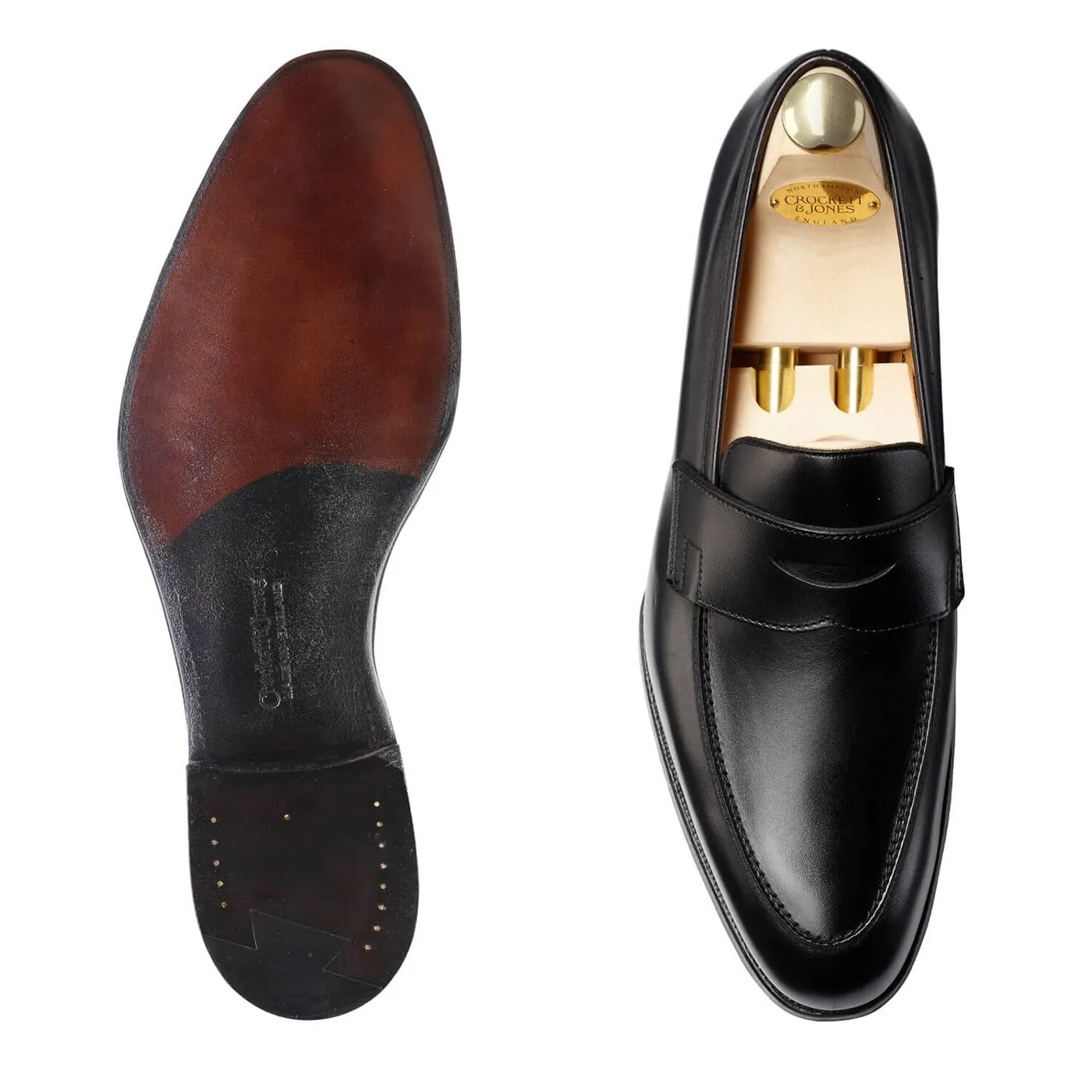 Crawford Black Calf,Men Loafers