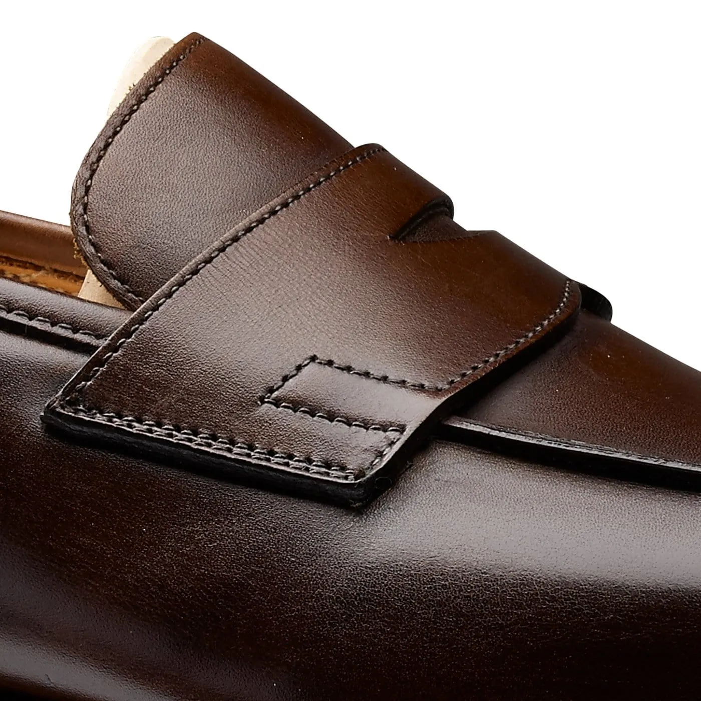 Crawford Dark Brown Antique Calf,Men Loafers