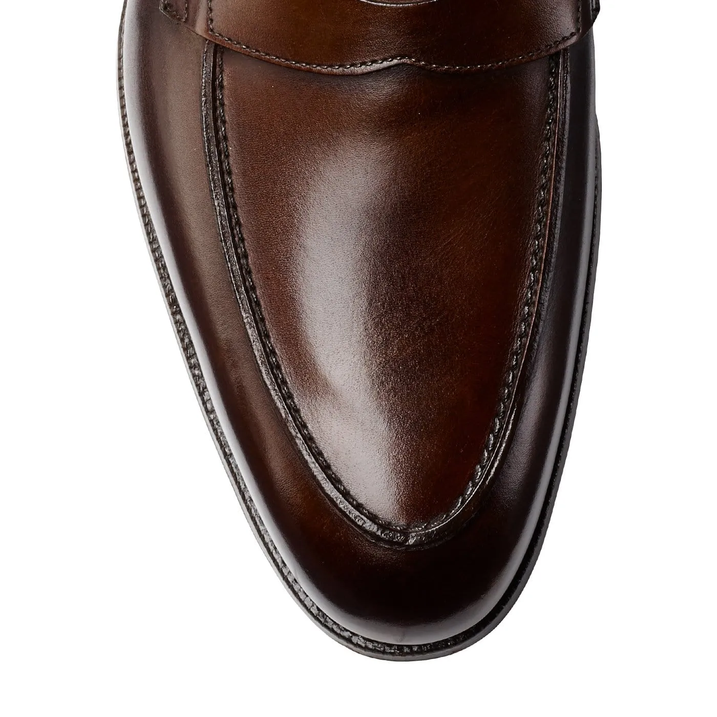Crawford Dark Brown Antique Calf,Men Loafers