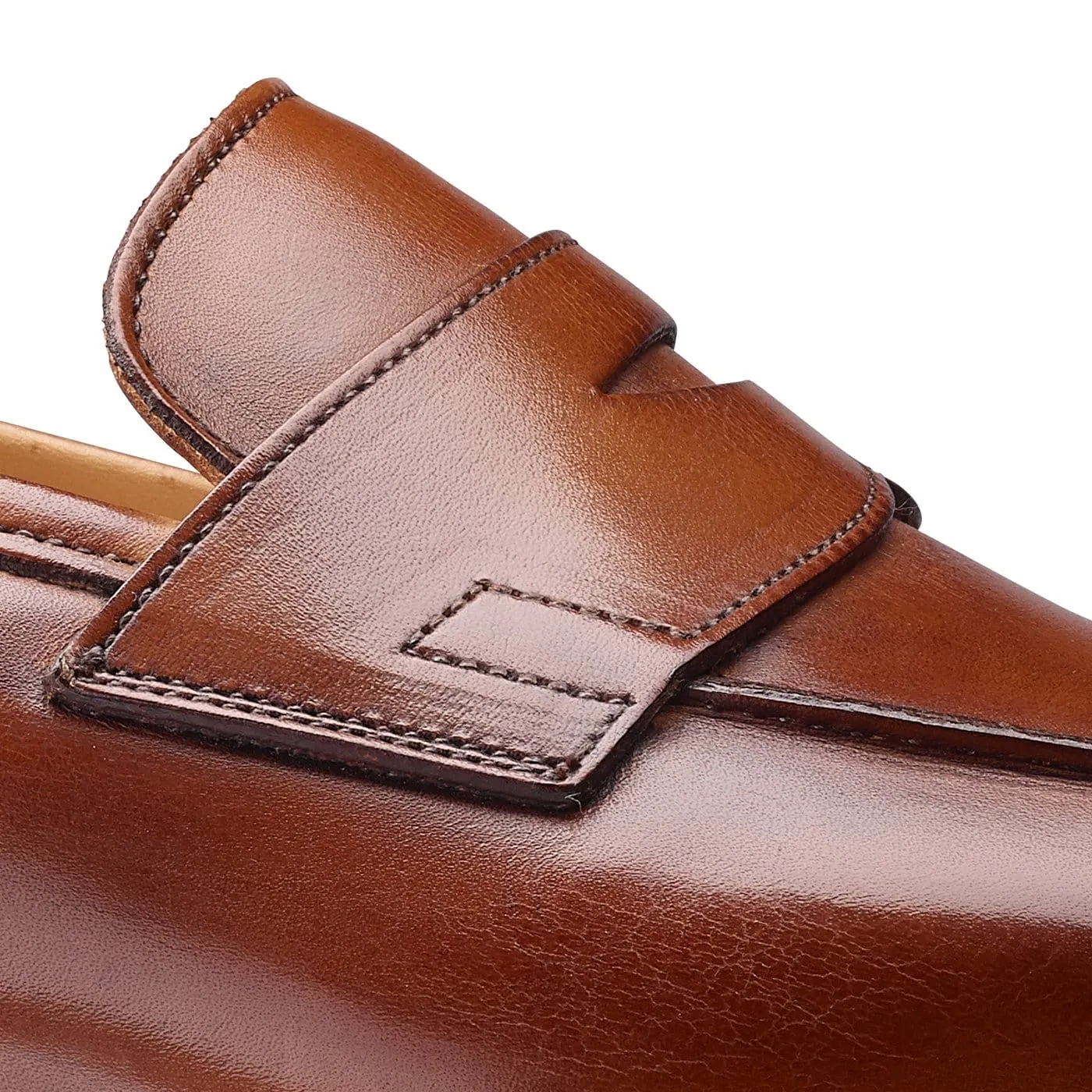Crawford Tan Antique Calf,Men Loafers