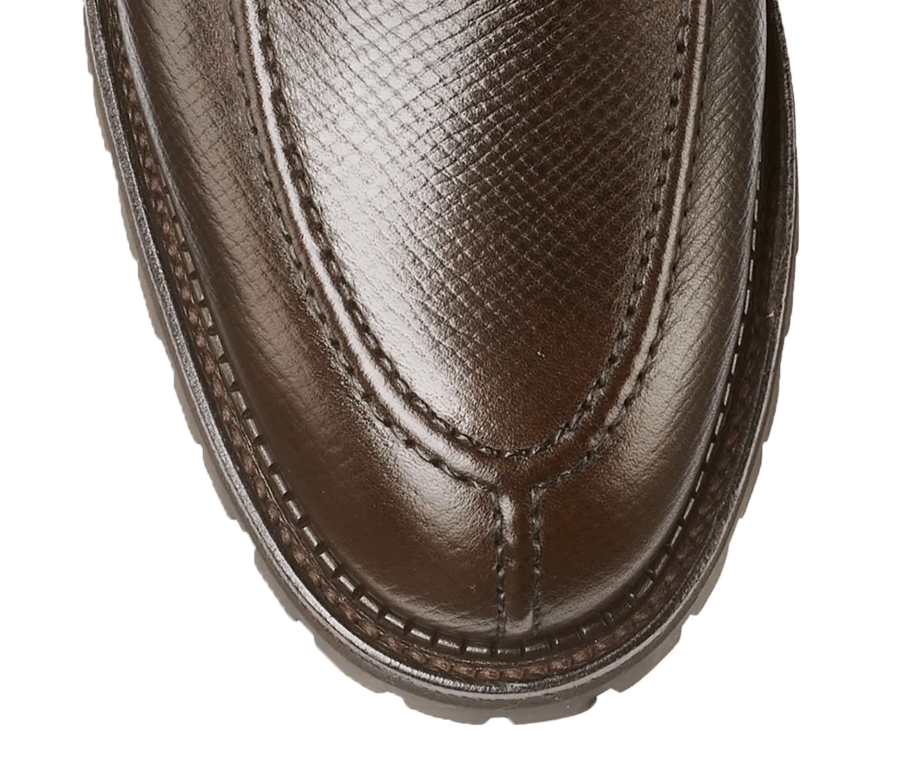 Denver Dark Brown Hatch Grain,Men Derbys