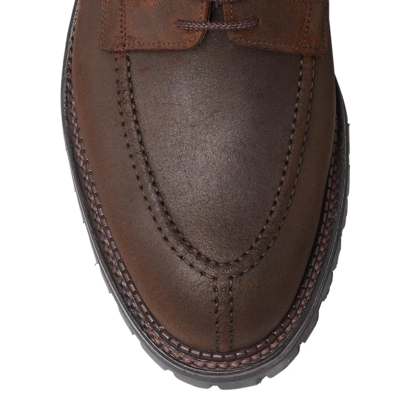 Denver Dark Brown Rough-Out Suede,Men Derbys