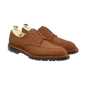 Denver Tobacco Deer Skin Suede,Men Derbys