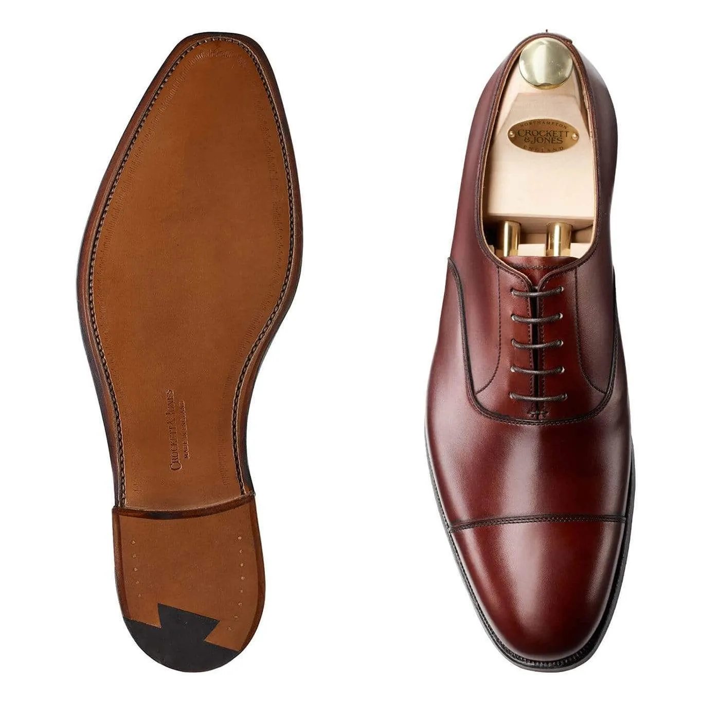 Dorset 2 Chestnut Burnished Calf,Men Oxfords