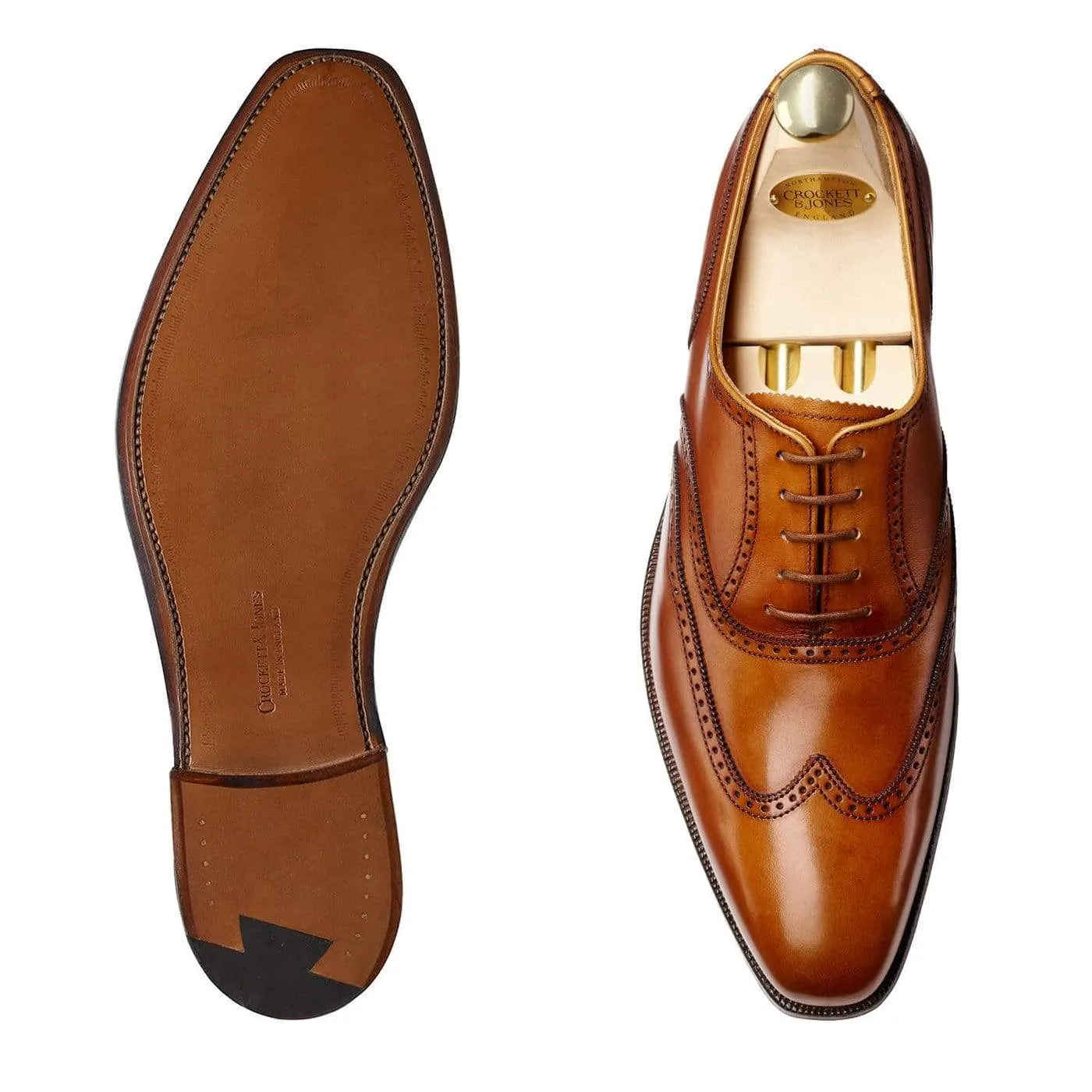 Drummond Tan Burnished Calf,Men Oxfords