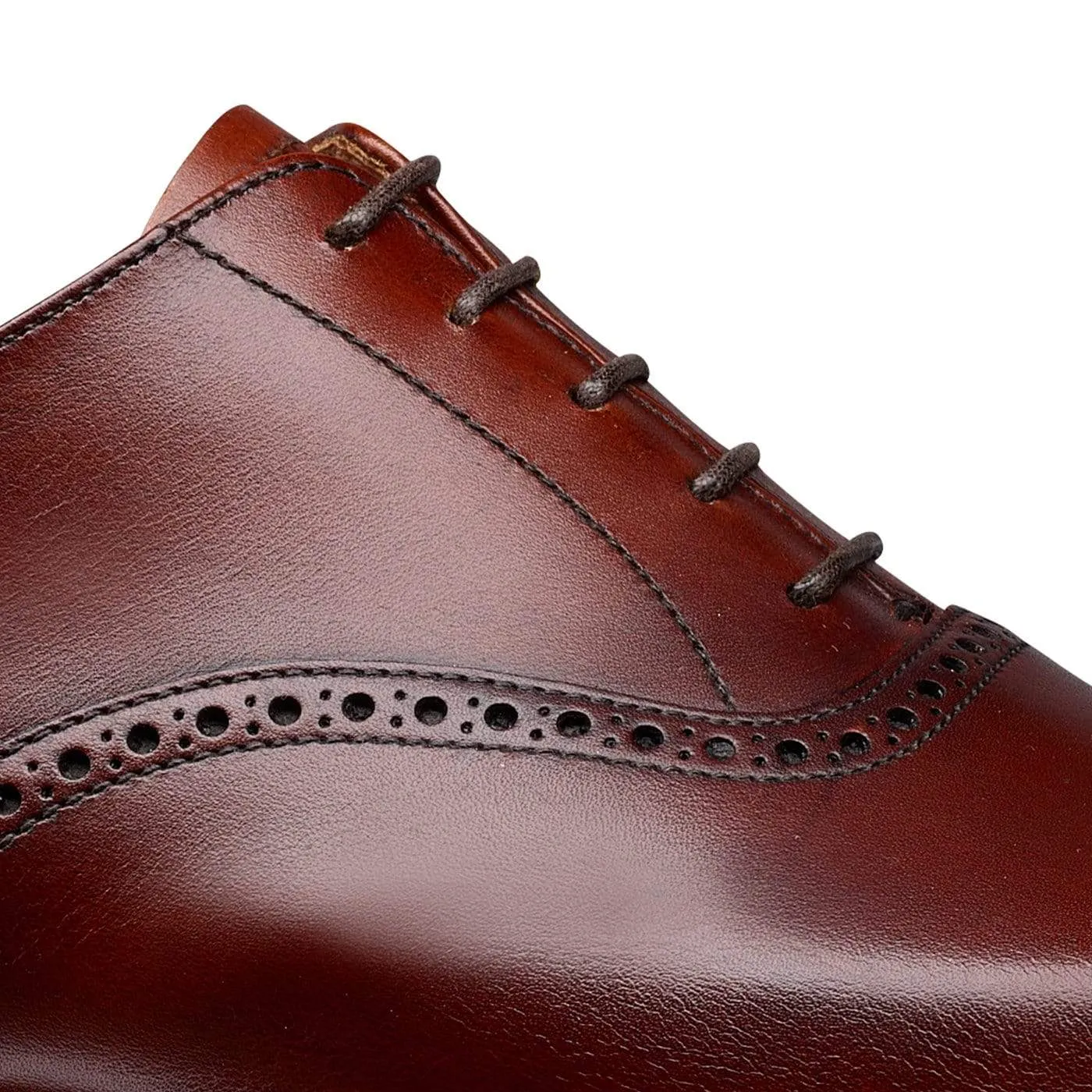 Edgware Chestnut Burnished Calf,Men Oxfords