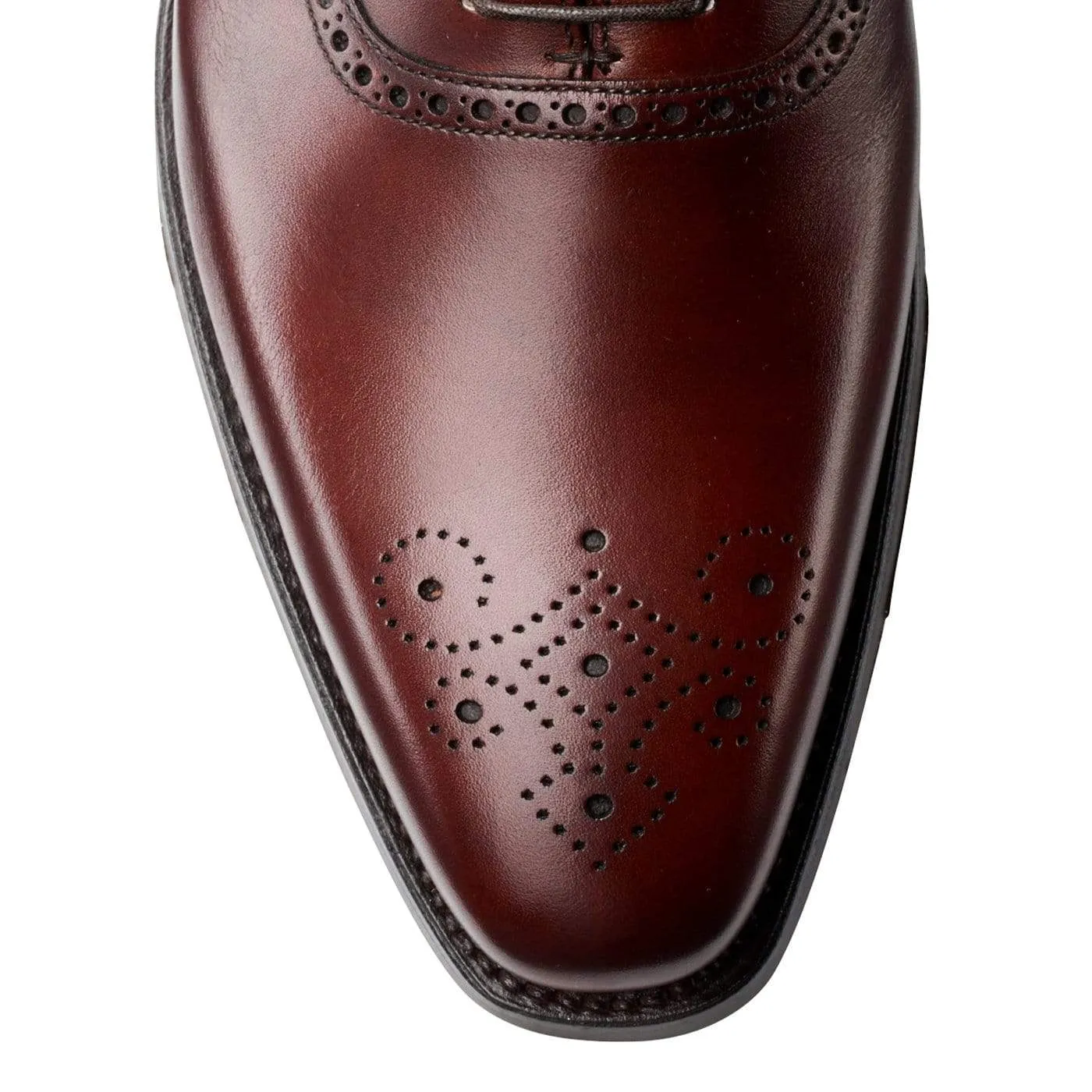 Edgware Chestnut Burnished Calf,Men Oxfords