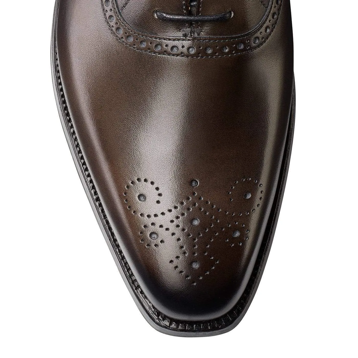 Edgware Grey Burnished Calf,Men Oxfords