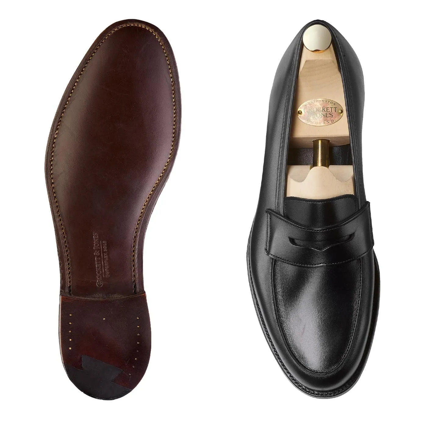 Elise Black Calf,Women Loafers