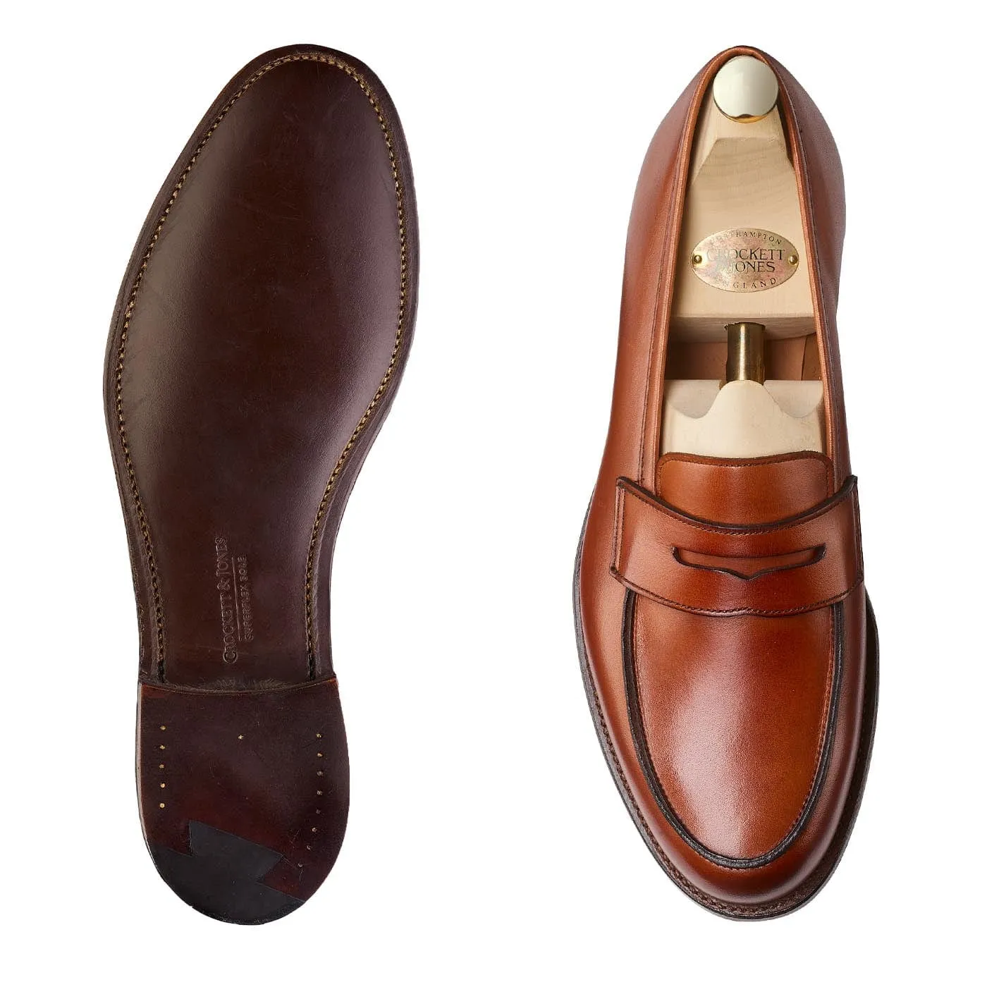 Elise Chestnut Burnished Calf,Women Loafers