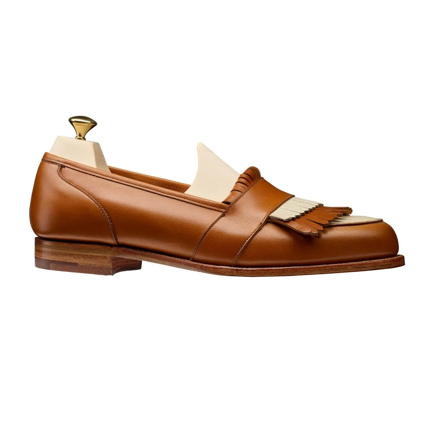 Emma Ivory & Tan Calf,Women Loafers
