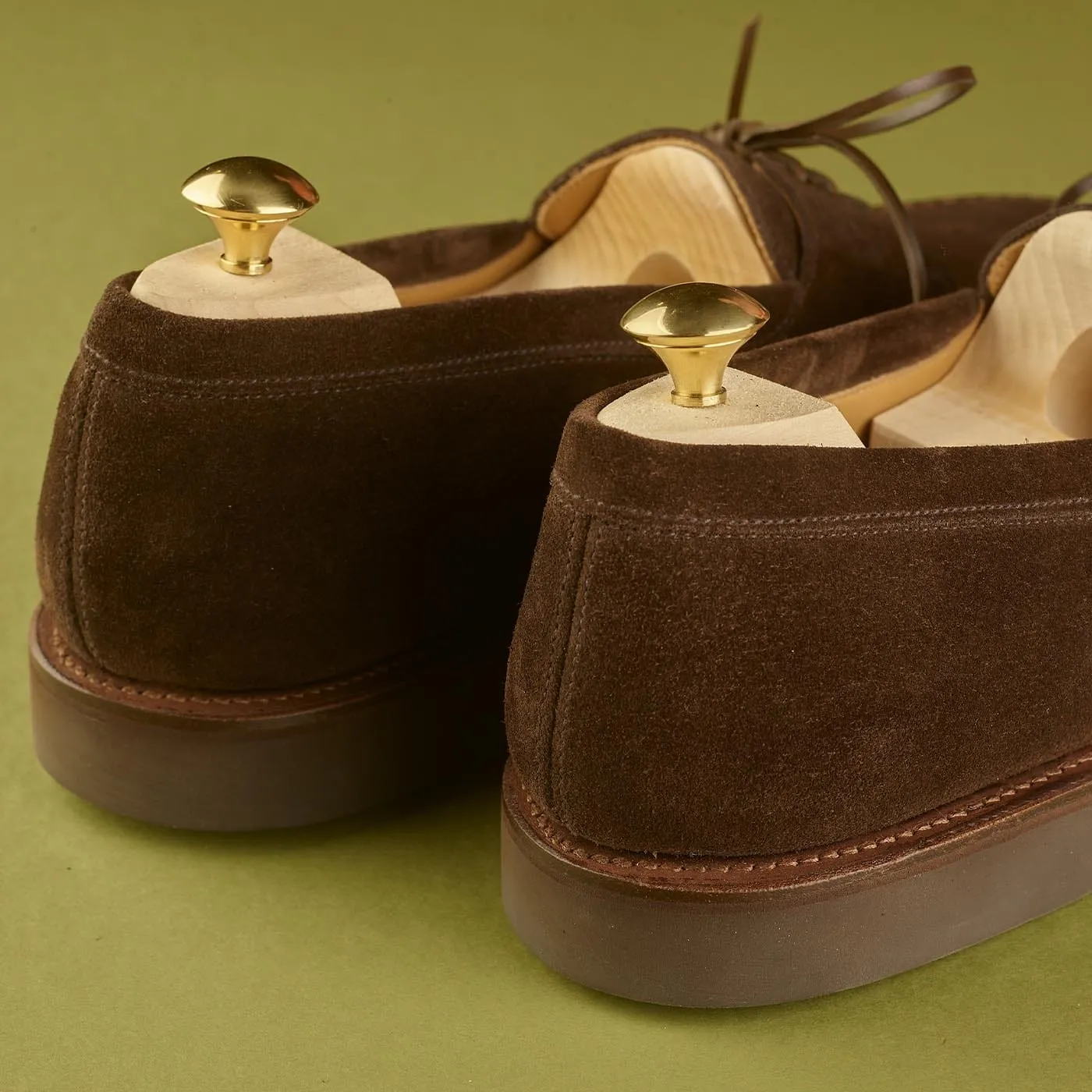 Falmouth Dark Brown Suede,Men Loafers