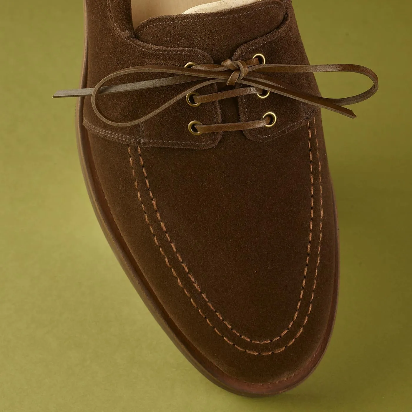 Falmouth Dark Brown Suede,Men Loafers