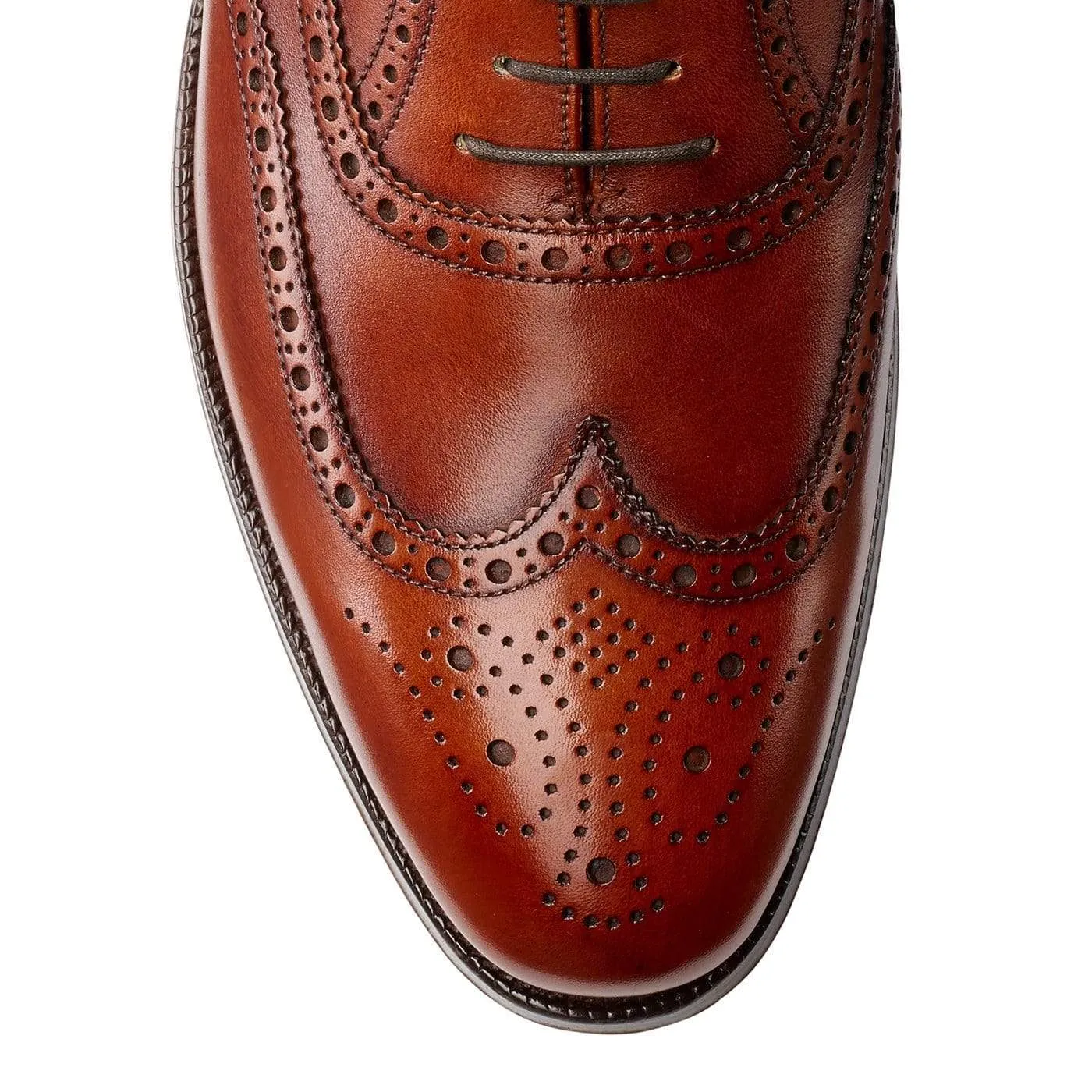 Finsbury Chestnut Burnished Calf,Men Oxfords
