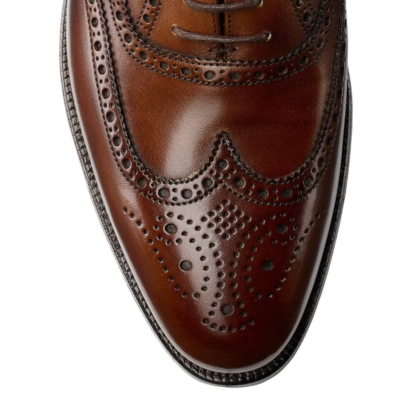 Finsbury Dark Brown Burnished Calf,Men Oxfords