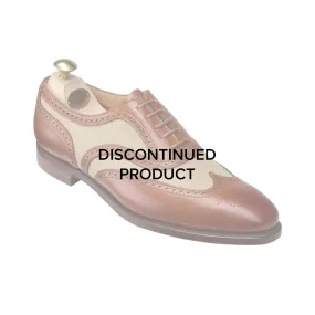 Gerrard 4 Mahogany Calf & Stone Canvas,Men Oxfords