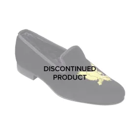 Golden Eagle Black Velvet,Men Slippers
