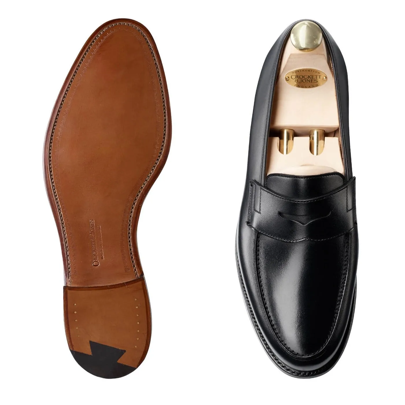 Grantham 2 Black Calf,Men Loafers