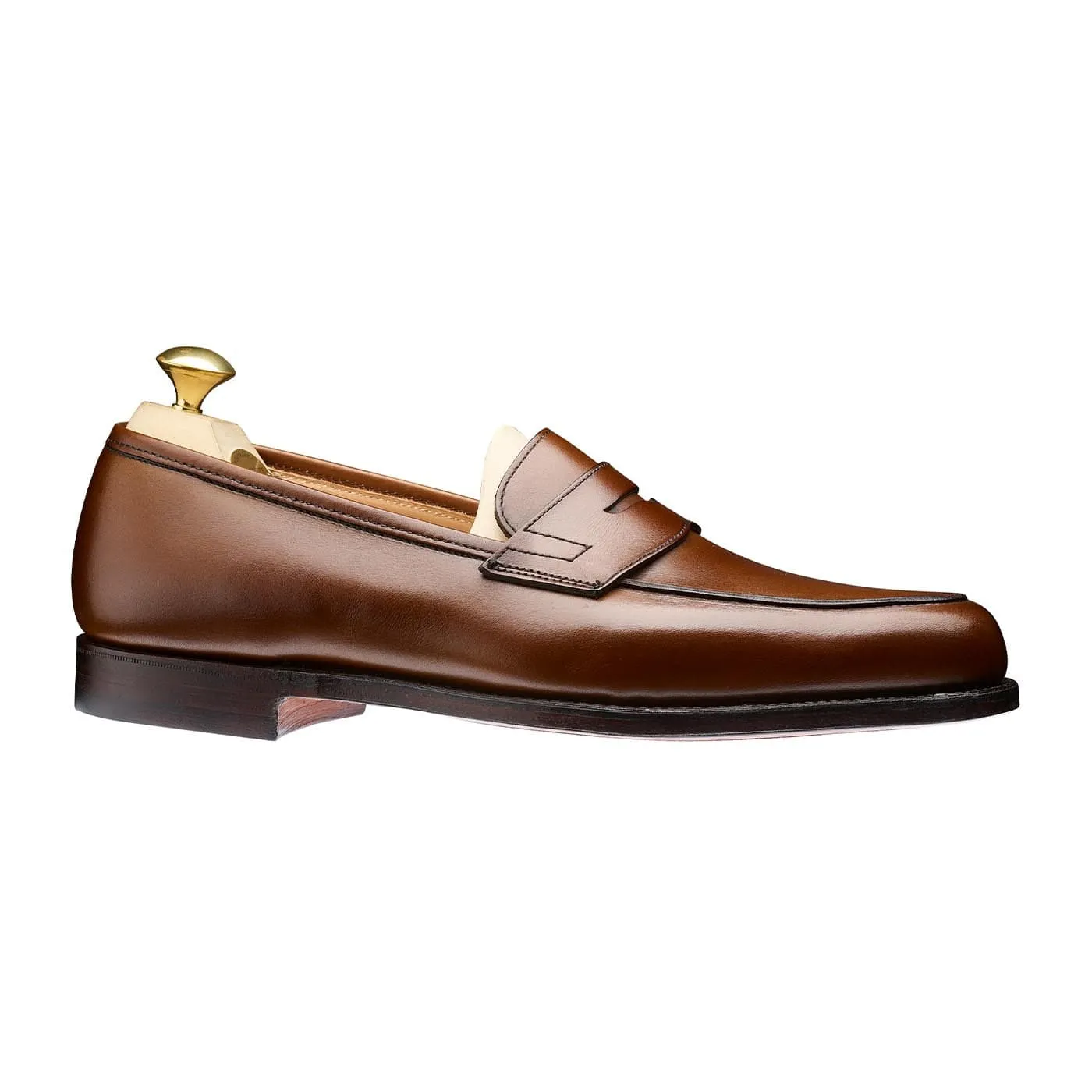 Grantham 2 Dark Brown Burnished Calf,Men Loafers