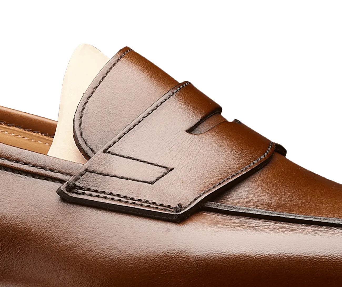 Grantham 2 Dark Brown Burnished Calf,Men Loafers