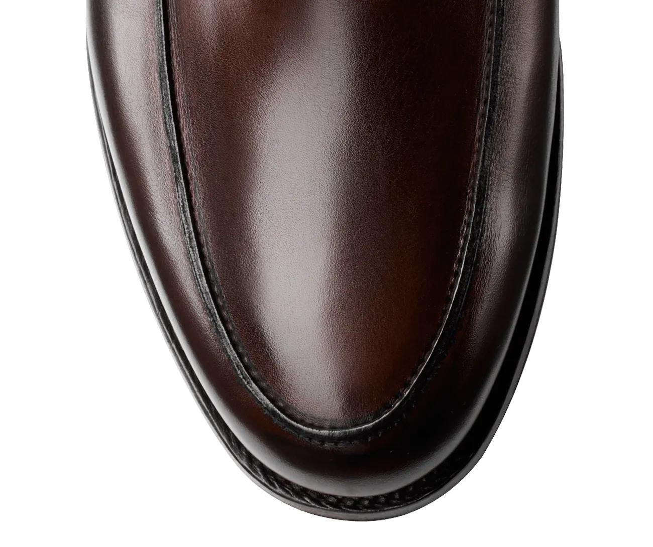 Grantham 2 Dark Brown Burnished Calf,Men Loafers