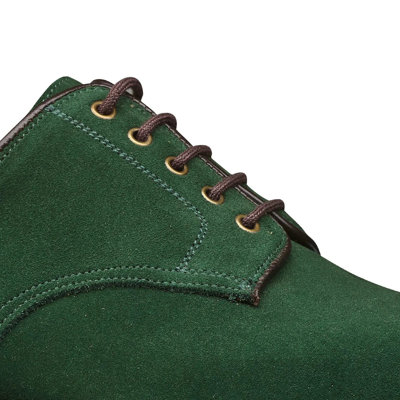 Grasmere Bottle Green Suede,Men Derbys