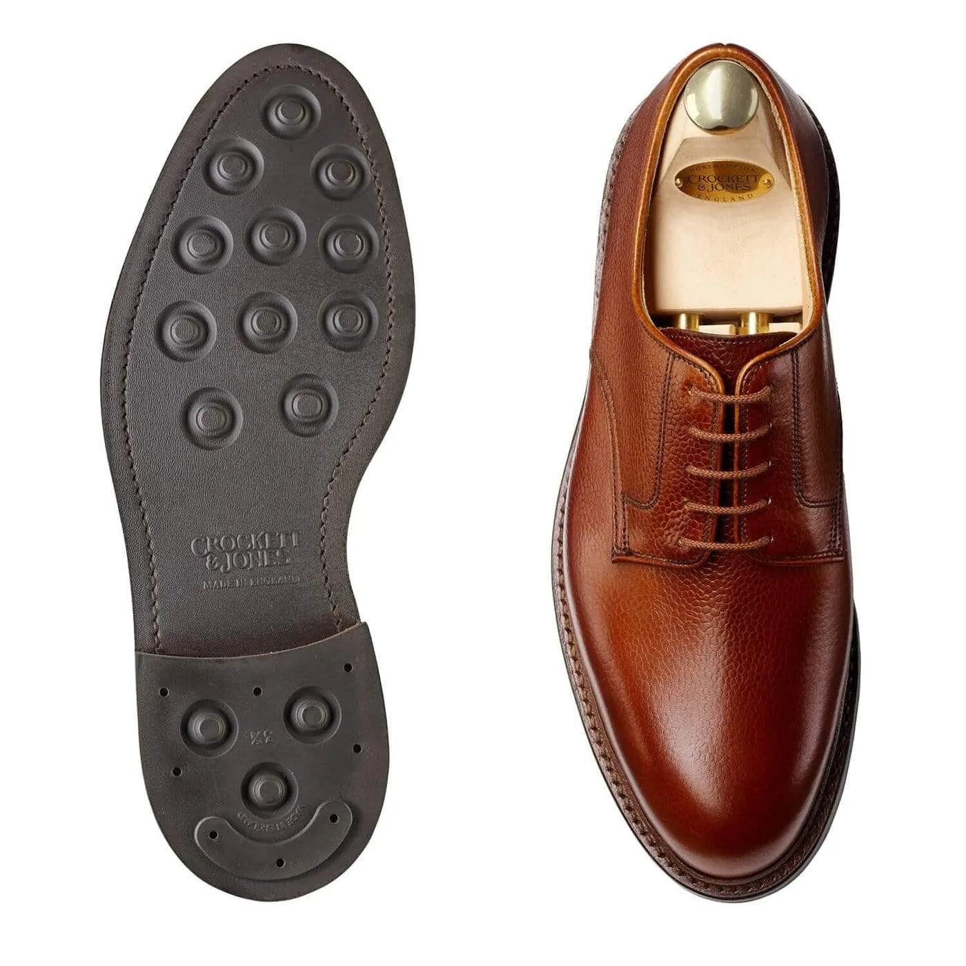 Grasmere Tan Scotch Country Grain,Men Derbys
