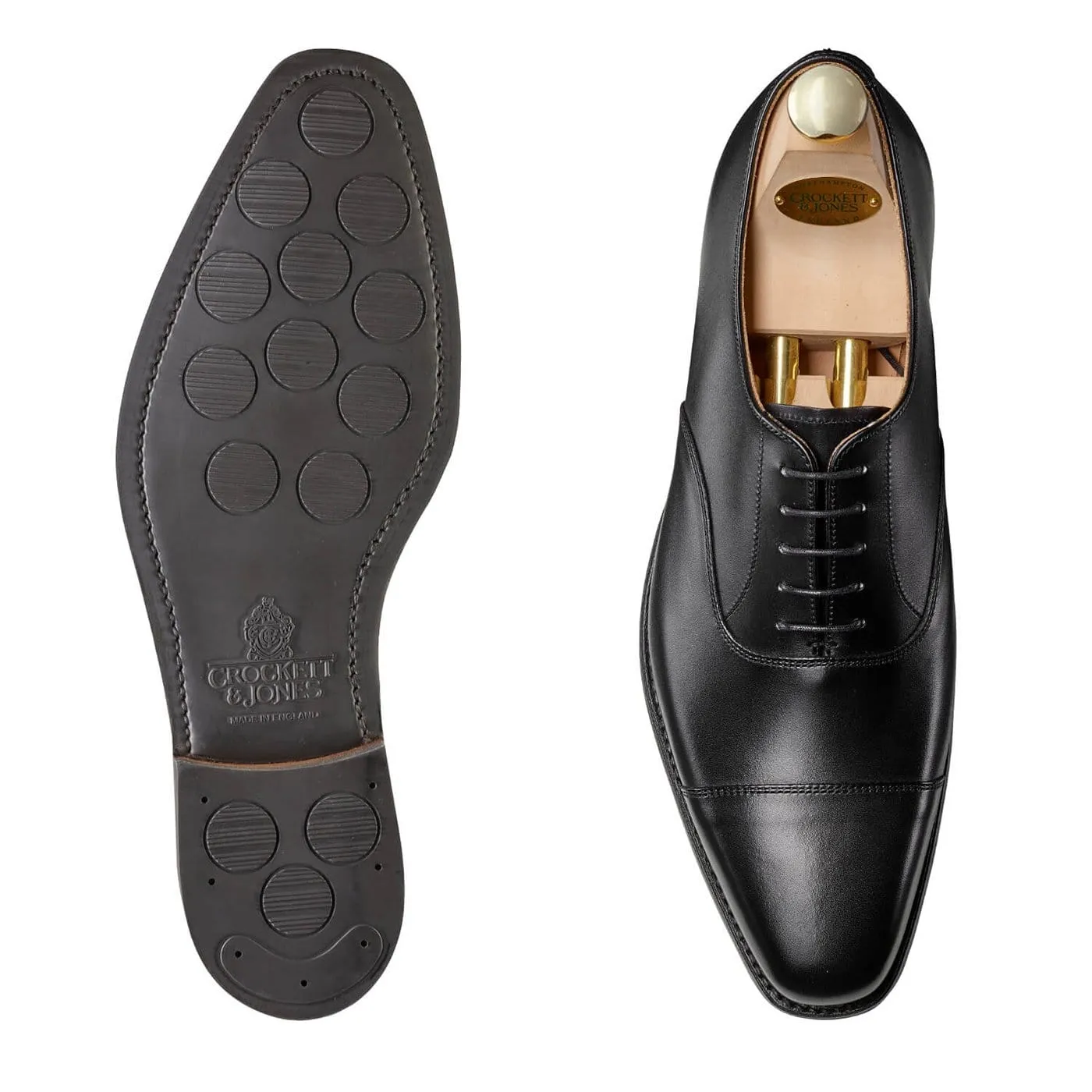 Hallam Black Calf (City Sole),Men Oxfords