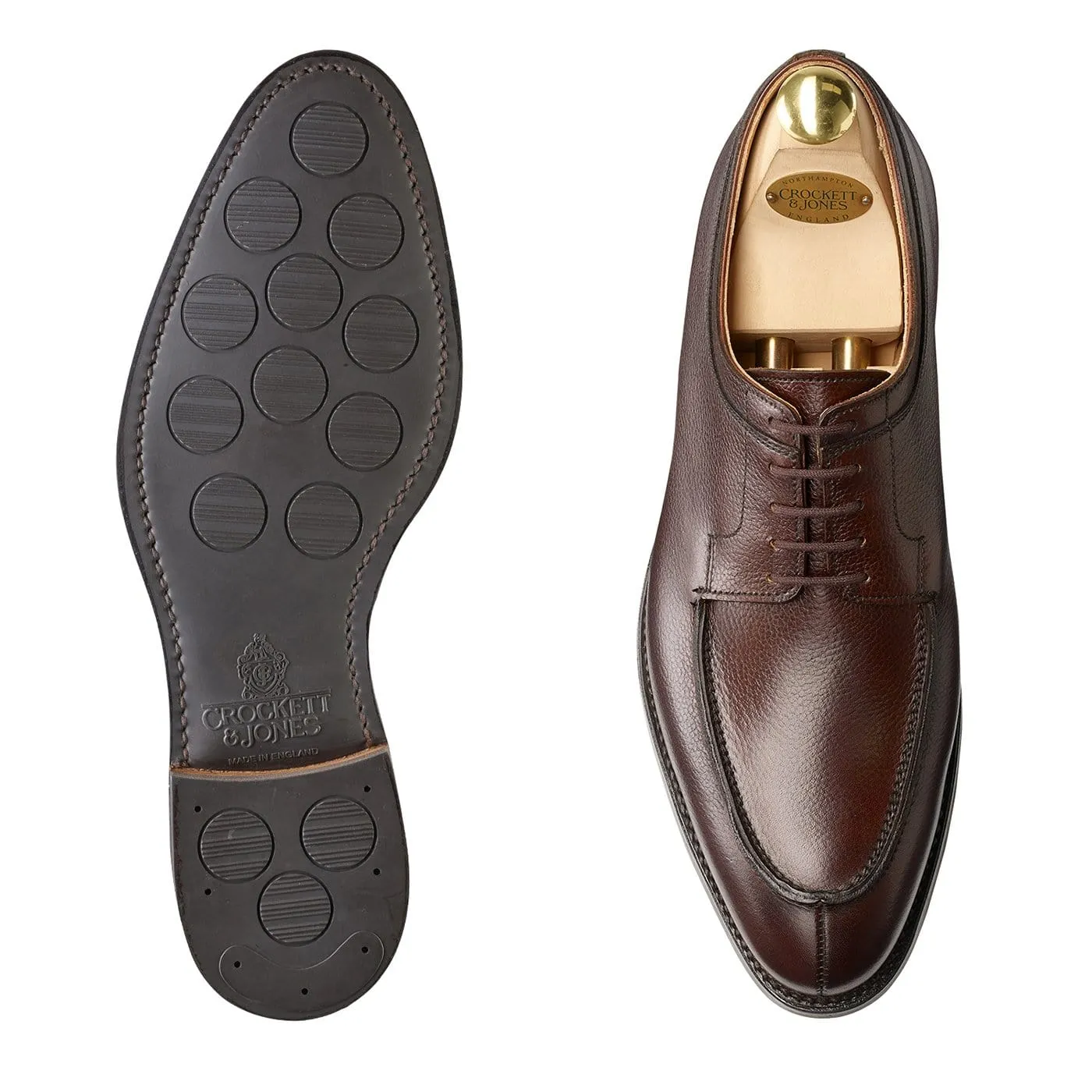 Hardwick Dark Brown Pebble Grain,Men Derbys