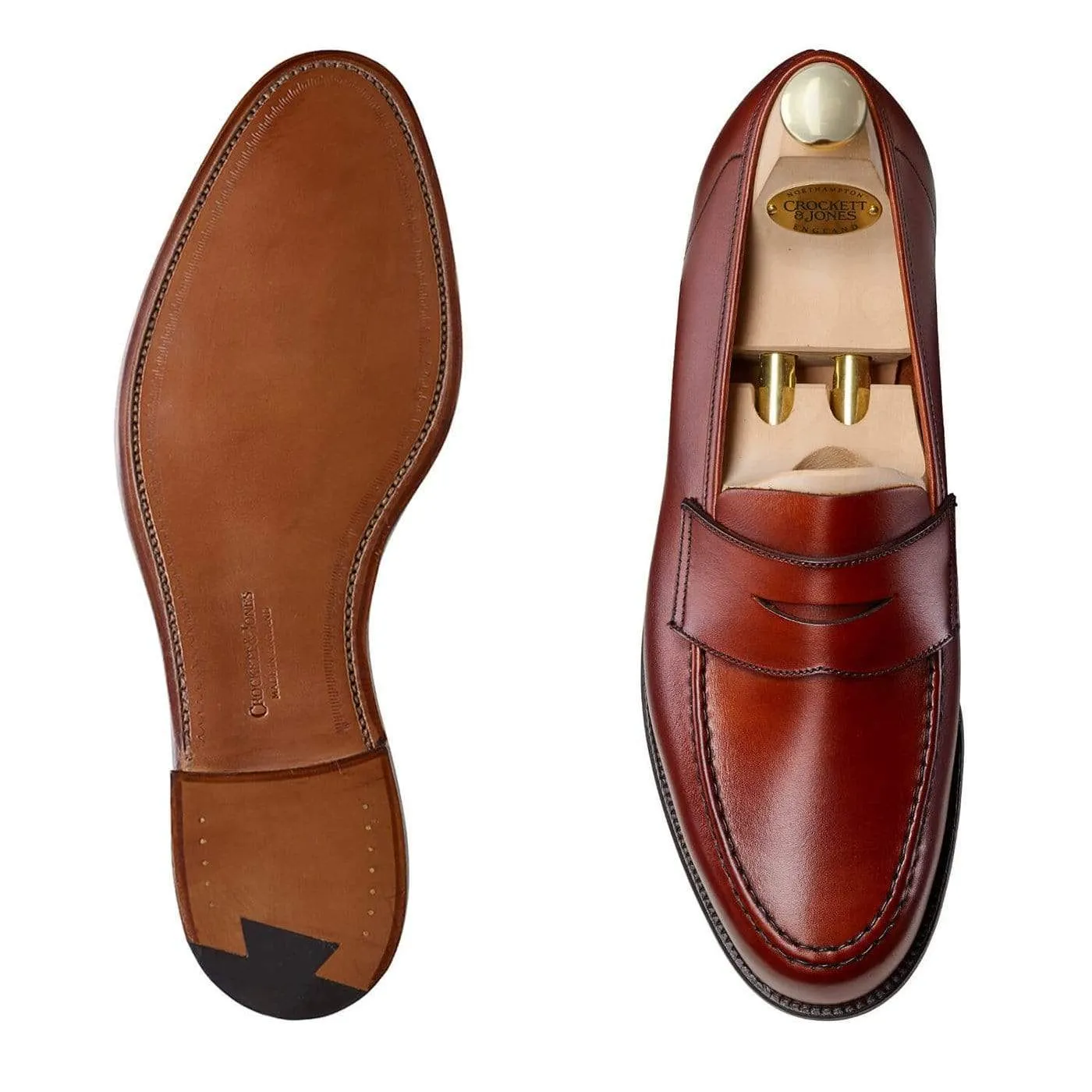 Harvard 2 Chestnut Burnished Calf,Men Loafers