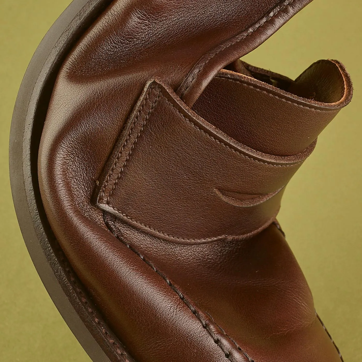 Harvard 2 Dark Brown Milled Calf,Men Loafers