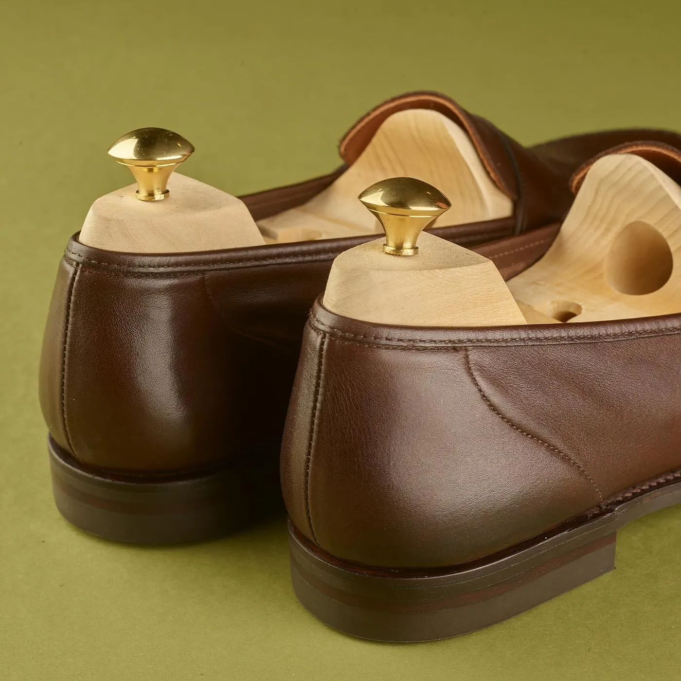 Harvard 2 Dark Brown Milled Calf,Men Loafers