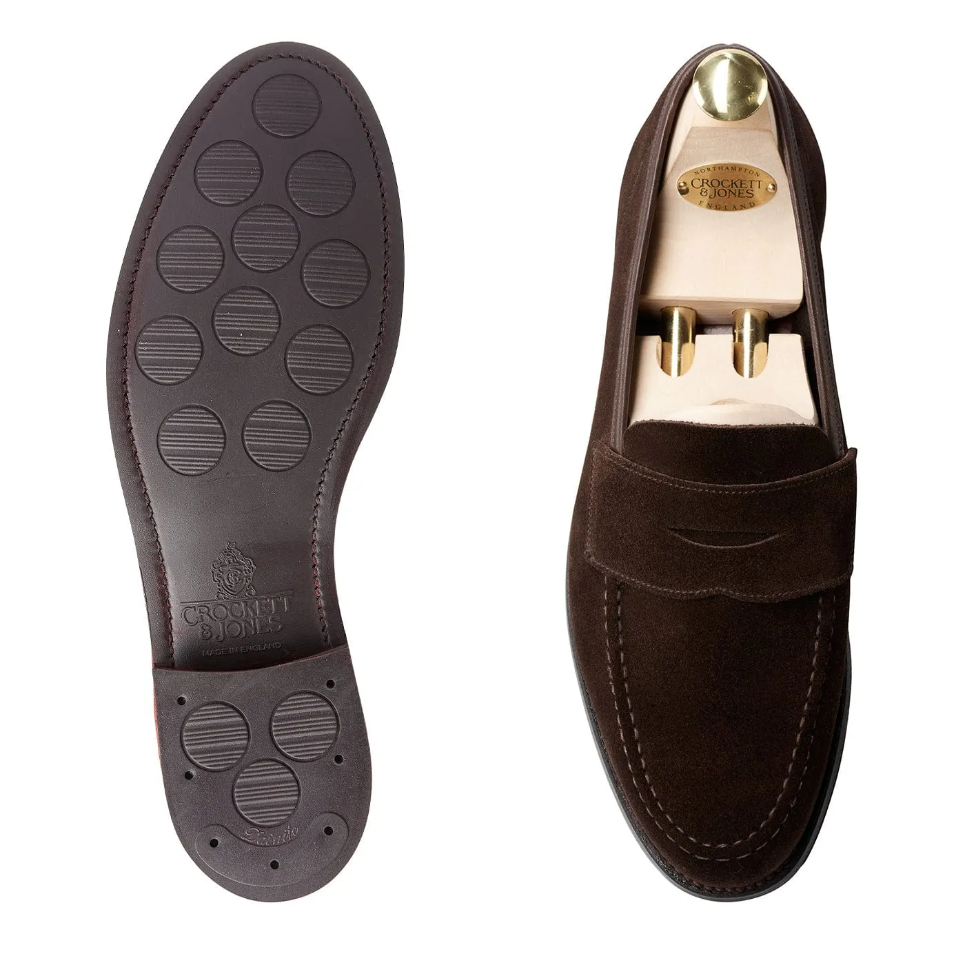 Harvard 2 Dark Brown Suede,Men Loafers