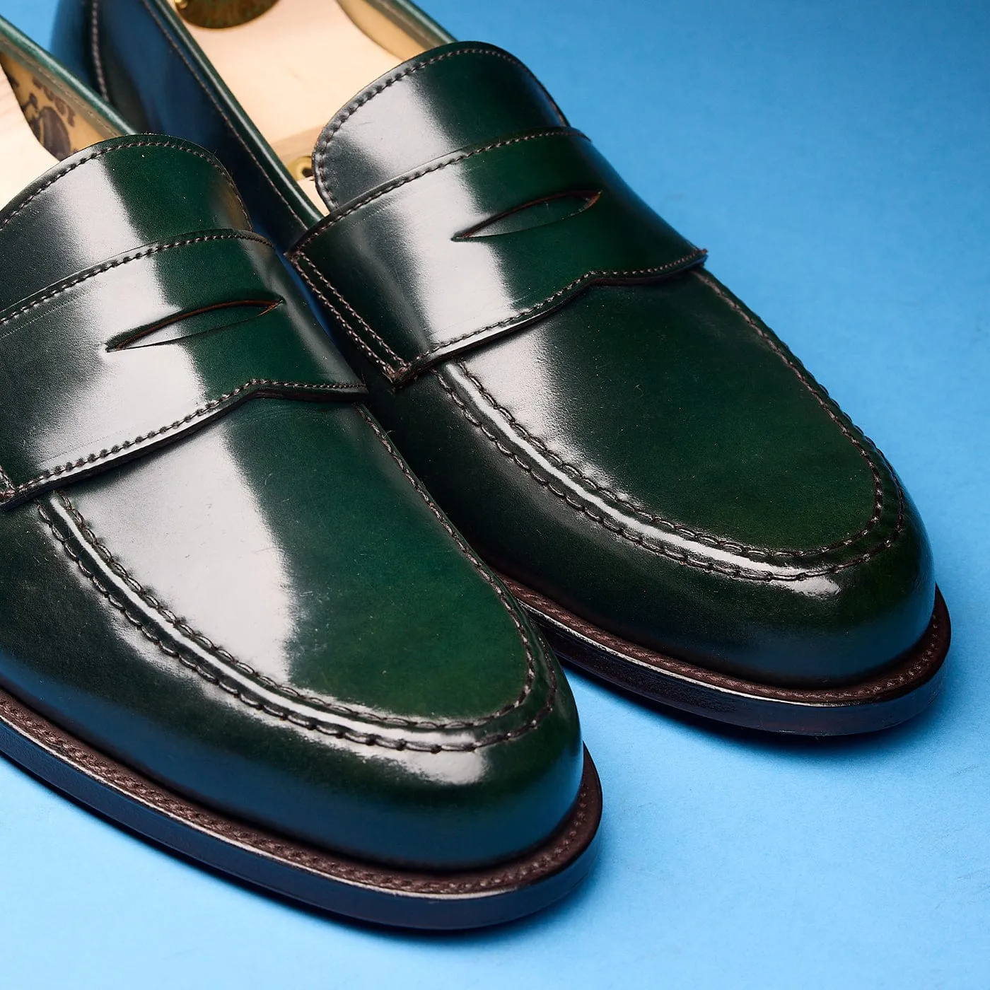 Harvard 2 Green Cordovan,Men Loafers