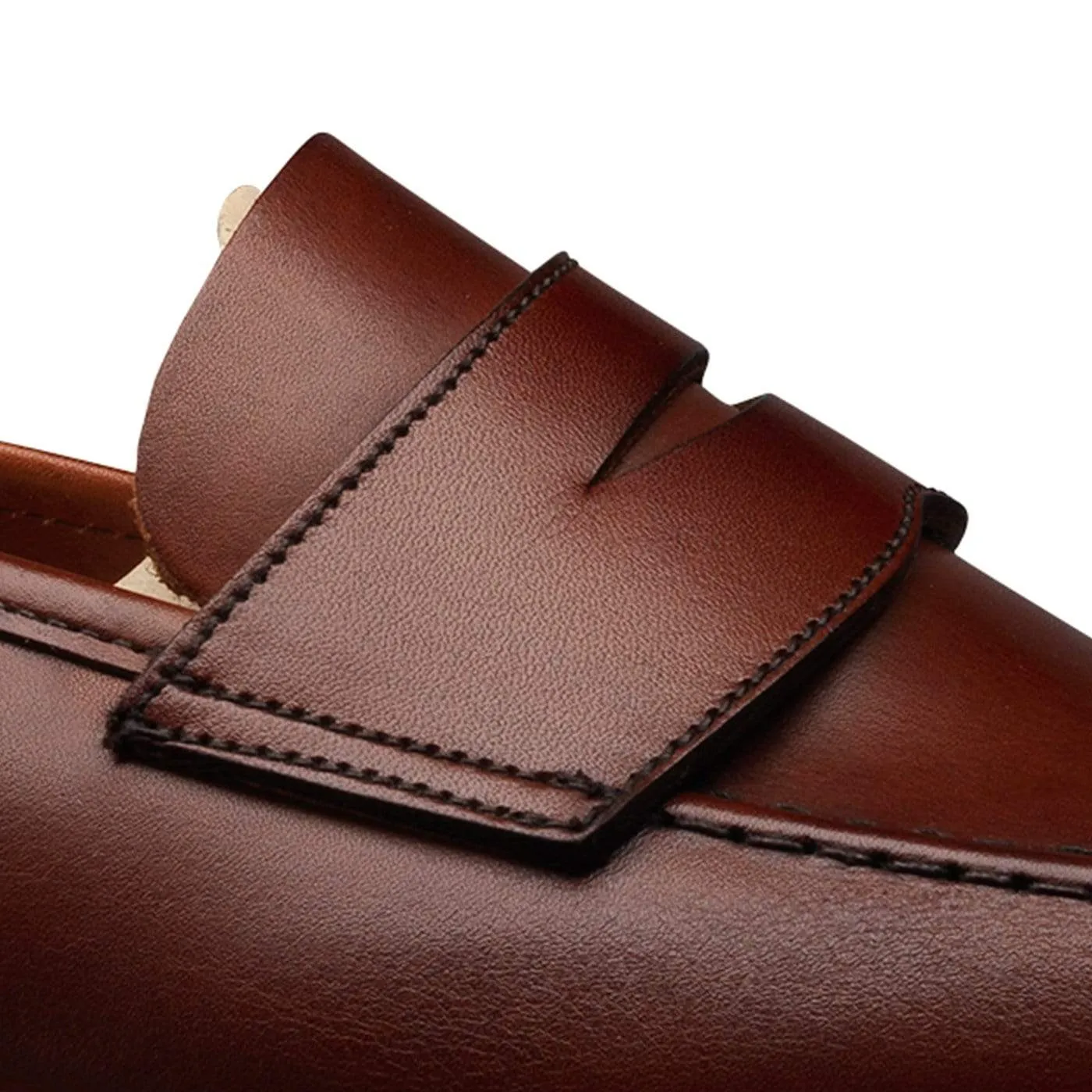 Harvard Chestnut Burnished Calf,Men Loafers