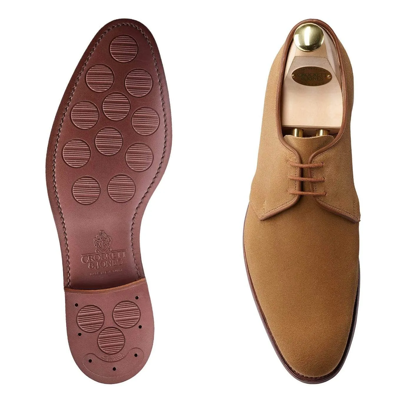 Helston 2 Camel Suede,Men Derbys