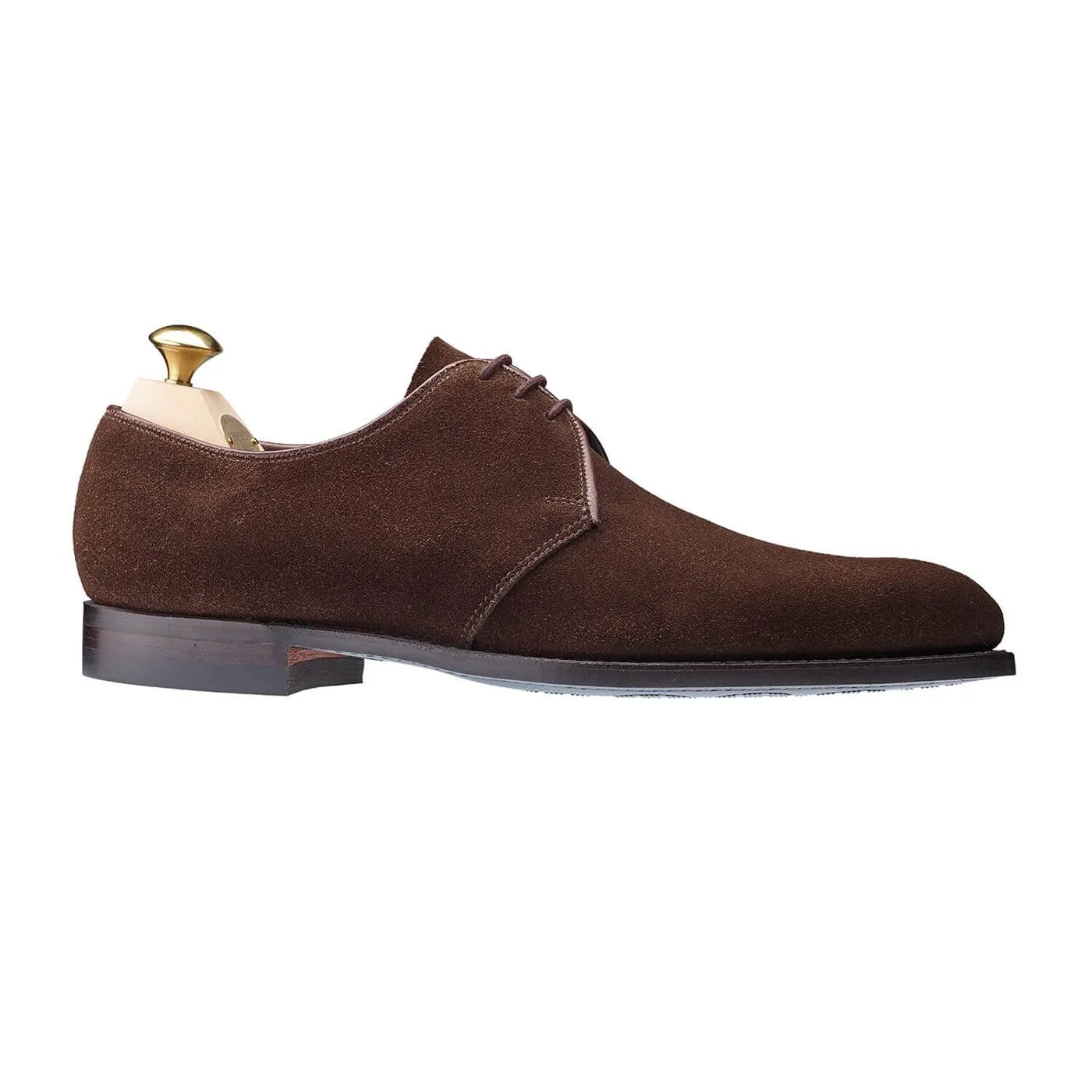 Helston 2 Dark Brown Suede,Men Derbys