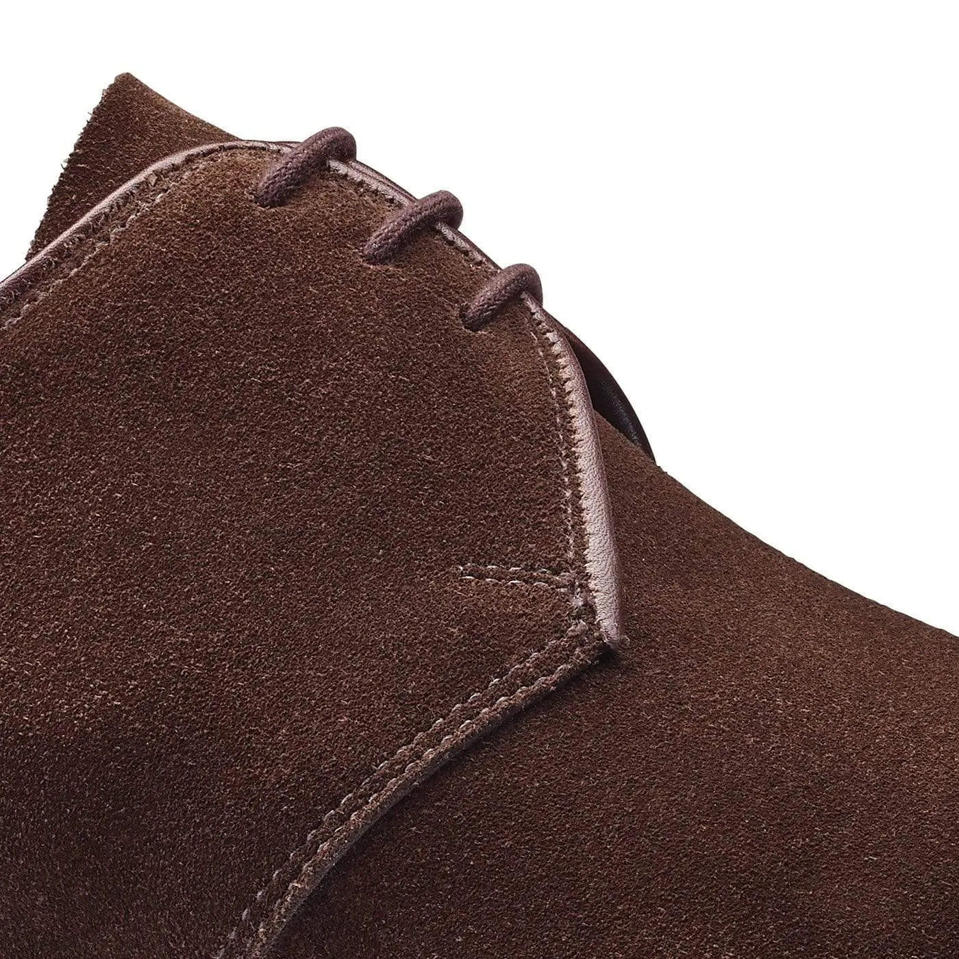 Helston 2 Dark Brown Suede,Men Derbys