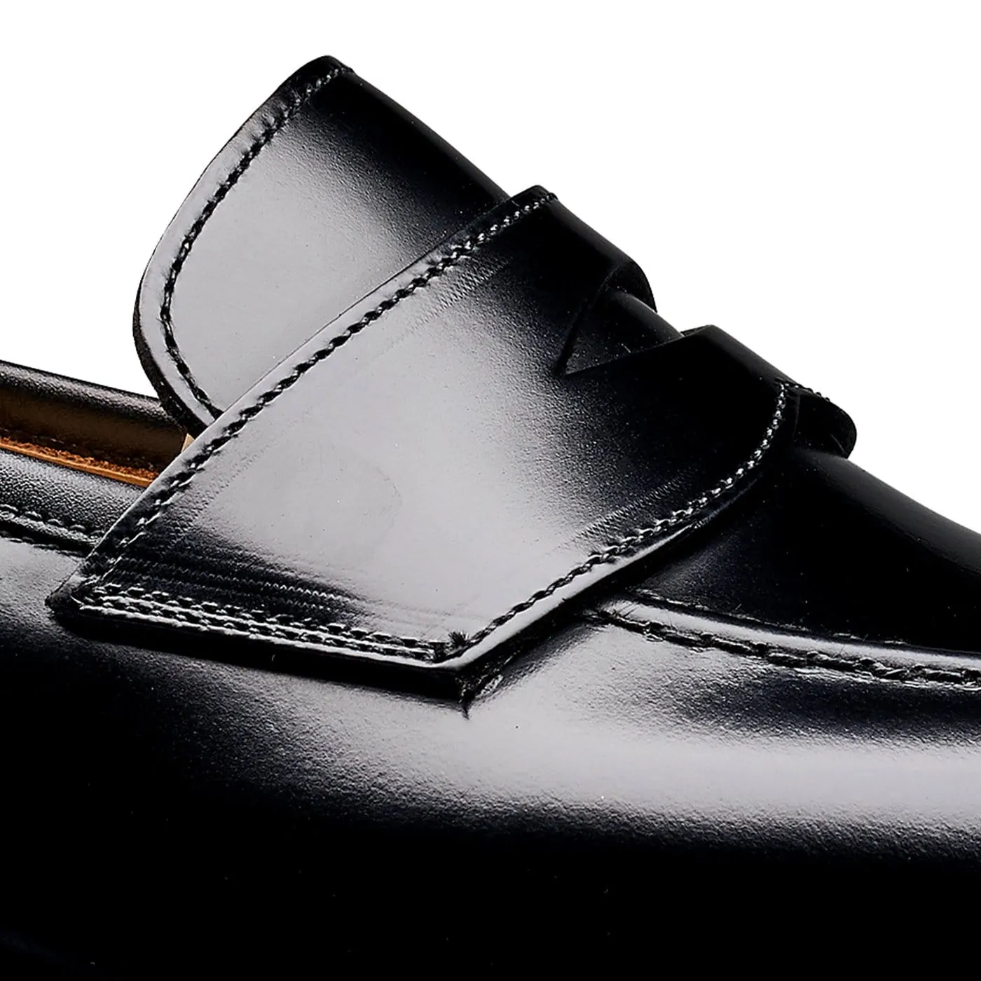 Henley 3 Black Cavalry Calf,Men Loafers