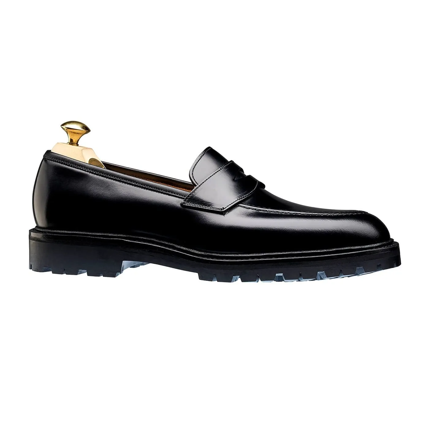 Henley 3 Black Cavalry Calf,Men Loafers