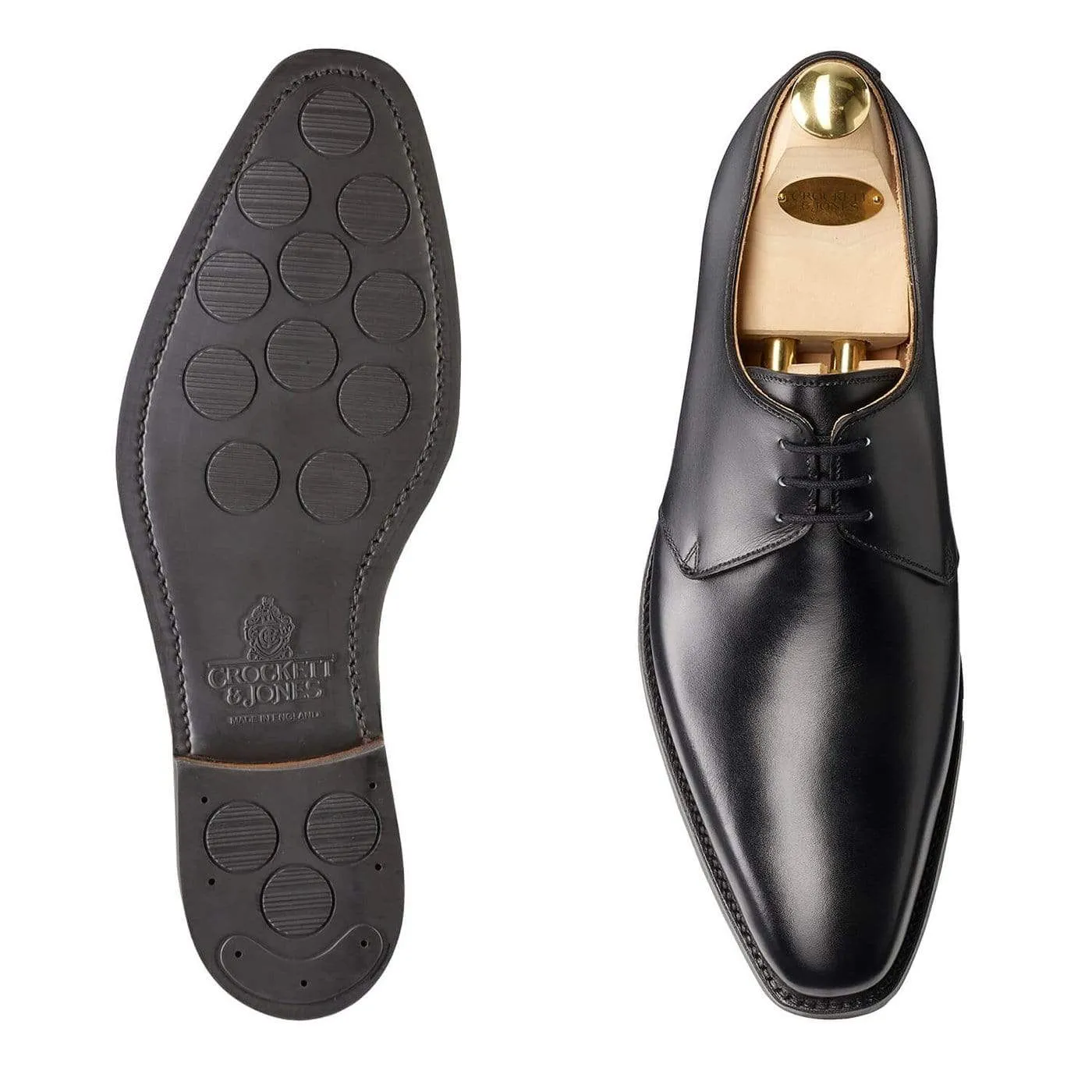 Highbury Black Calf,Men Derbys