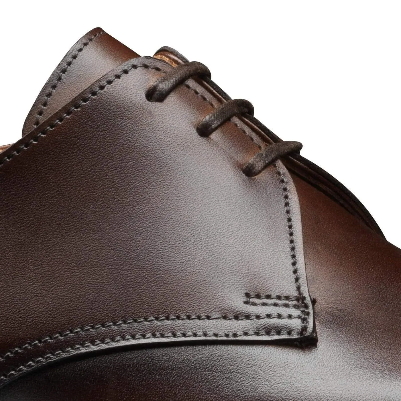 Hoxton Dark Brown Burnished Calf,Men Derbys