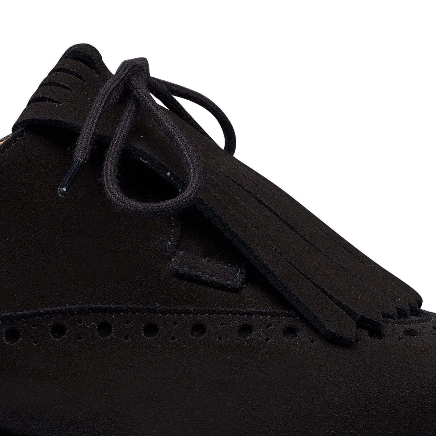 Jessica Black Calf Suede,Women Derbys