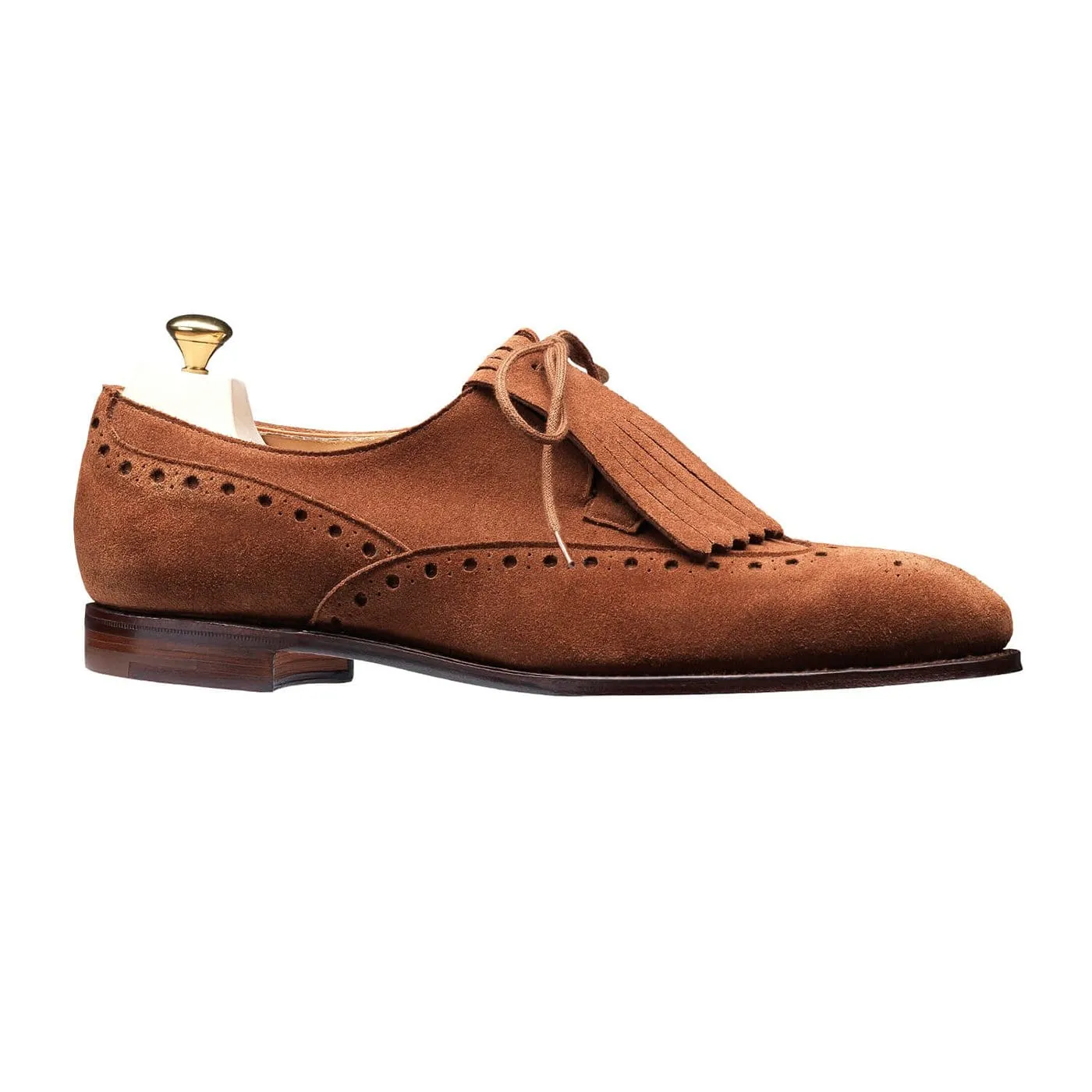 Jessica Polo Brown Calf Suede,Women Derbys